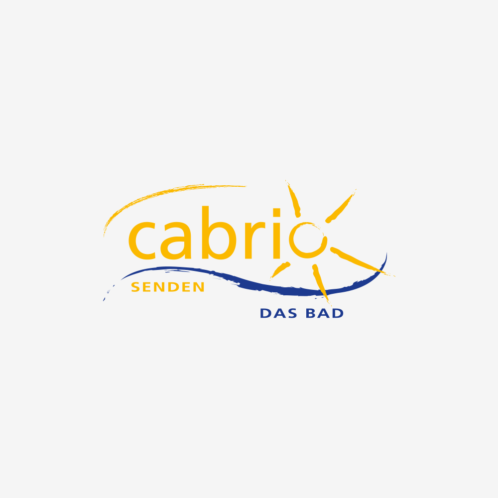 Logodesign: Cabrio Senden - Das Bad, Familienbad Senden